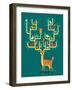 Antler City-Michael Buxton-Framed Art Print