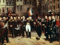 Farewell by Napoleon I 1769-1821 to the Imperial Guard at Fontainebleau-Antoine Alphonse Montfort-Giclee Print