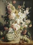 Romantic Basket of Flowers-Antoine Berjon-Giclee Print