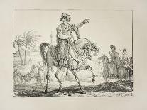 Hunt Meeting, engraved by Philibert Louis Debucourt-Antoine Charles Horace Vernet-Giclee Print
