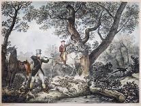 Hunt Meeting, engraved by Philibert Louis Debucourt-Antoine Charles Horace Vernet-Giclee Print