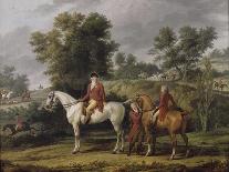 Hunting in Fontainebleau Forest-Antoine Charles Horace Vernet-Art Print