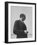 Antoine De Saint-Exupery Smoking a Cigarette-Hansel Mieth-Framed Photographic Print