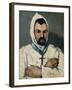 Antoine Dominique Sauveur Aubert, the Artist's Uncle, as a Monk, 1866-Paul Cezanne-Framed Giclee Print