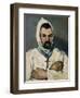 Antoine Dominique Sauveur Aubert, the Artist's Uncle, as a Monk, 1866-Paul Cezanne-Framed Giclee Print