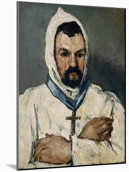 Antoine Dominique Sauveur Aubert, the Artist's Uncle, as a Monk, 1866-Paul Cezanne-Mounted Giclee Print