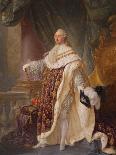 Portrait of Louis XV Wearing Robes of State-Antoine Francois Callet-Giclee Print