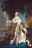 Portrait of Louis XV Wearing Robes of State-Antoine Francois Callet-Giclee Print