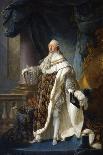 Portrait of Louis XV Wearing Robes of State-Antoine Francois Callet-Giclee Print