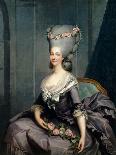 Portrait of Marie Louise of Savoy (1749-179), Princess of Lamballe-Antoine-François Callet-Stretched Canvas