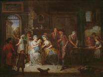 Interior Scene (Oil on Canvas)-Antoine Francois Saint-aubert-Giclee Print