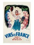 Vins de France: Sante, Gaiete, Esperance-Antoine Galland-Stretched Canvas