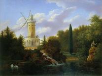 Le moulin de la Folie Beaujon, 1827-Antoine Guyot-Framed Giclee Print