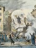 Throwing Confetti During the Carnival in Rome-Antoine-Jean-Baptiste Thomas-Giclee Print