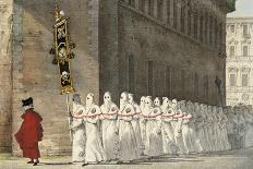 Citizens Worshiping in Rome-Antoine Jean-Baptiste Thomas-Giclee Print