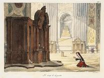 Citizens Worshiping in Rome-Antoine Jean-Baptiste Thomas-Giclee Print