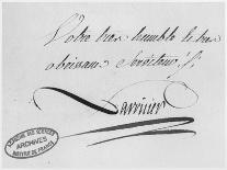 Lavoisier's Autograph from a Letter, 31st August 1769-Antoine Laurent De Lavoisier-Giclee Print