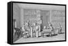 Antoine-Laurent Lavoisier Watching Lab Experiment-null-Framed Stretched Canvas