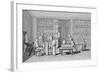 Antoine-Laurent Lavoisier Watching Lab Experiment-null-Framed Giclee Print