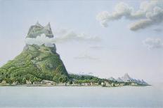 View of the Island of Bora Bora, from Voyage Autour du Monde-Antoine Lejeune And Chazal-Mounted Giclee Print