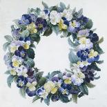 A Garland of Pansies-Antoine Pascal-Stretched Canvas