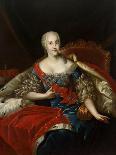 Portrait of Johanna-Elizabeth, Electress of Anhalt-Zerbst, (1712-176), C1746-Antoine Pesne-Giclee Print