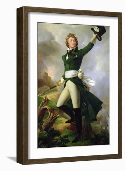 Antoine Philippe De La Tremoille, Prince of Talmont, 1826-Leon Cogniet-Framed Giclee Print