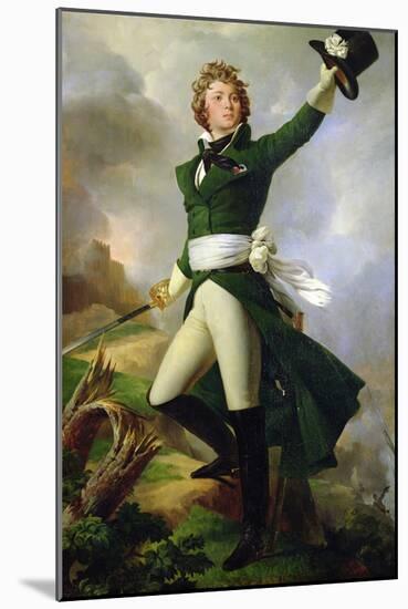 Antoine Philippe De La Tremoille, Prince of Talmont, 1826-Leon Cogniet-Mounted Giclee Print