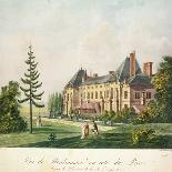 View of Malmaison from the Orangery, Engraved by Nicolas Chapuy, C.1810S-Antoine Pierre Mongin-Framed Giclee Print