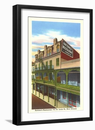 Antoine's Restaurant, New Orleans, Louisiana-null-Framed Art Print