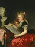 Portrait of a Lady Said to Be the Princess De Lamballe-Antoine Vestier-Framed Giclee Print