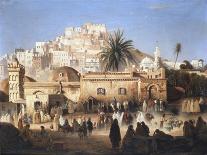 Mosque of El Mecolla, Algiers, C1821-1849-Antoine Victor Joinville-Framed Stretched Canvas