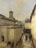 Church of Notre Dame De Lorette and the Rue Flechier, Paris-Antoine Vollon-Art Print