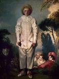 The Italian Comedians by Antoine Watteau-Antoine Watteau-Giclee Print
