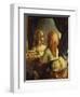 Antoinette Herbert Looking in the Mirror-Jean-François Millet-Framed Giclee Print