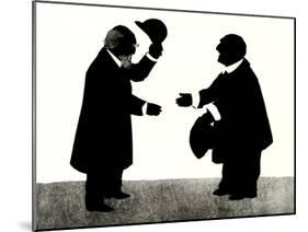 Anton Bruckner and Eduard-Otto Bohler-Mounted Giclee Print