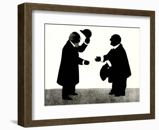 Anton Bruckner and Eduard-Otto Bohler-Framed Giclee Print