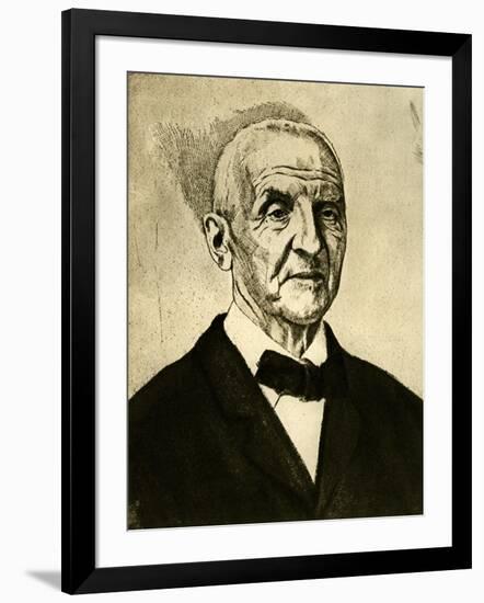 Anton Bruckner - portrait-Emil Orlik-Framed Giclee Print