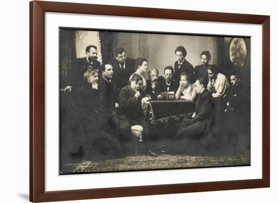 Anton Chekhov Meets a Moscow Arts Theatre Group-null-Framed Photographic Print