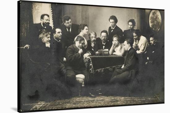 Anton Chekhov Meets a Moscow Arts Theatre Group-null-Stretched Canvas