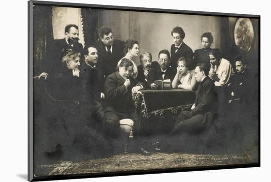 Anton Chekhov Meets a Moscow Arts Theatre Group-null-Mounted Photographic Print