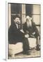 Anton Chekhov Russian Writer with Leo Tolstoy-null-Framed Photographic Print