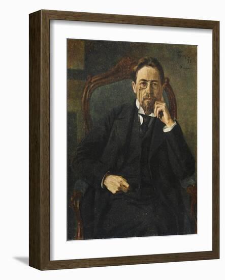 Anton Chekhov-null-Framed Art Print