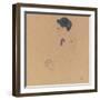 Anton Faistauer with Folded Hands, 1909-Egon Schiele-Framed Giclee Print