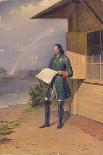 Peter I on the Bank of the Neva River, 1843-Anton Ivanovich Ivanov-Framed Giclee Print