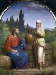 Christ and the Woman of Samaria-Anton Laurids Johannes Dorph-Framed Stretched Canvas