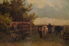 Watering Horses, 1871, (1913)-Anton Mauve-Giclee Print