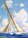 "Yachts at Sea," Saturday Evening Post Cover, May 20, 1933-Anton Otto Fischer-Giclee Print