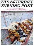 "Yachts at Sea," Saturday Evening Post Cover, May 20, 1933-Anton Otto Fischer-Giclee Print