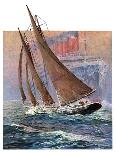 "America's Cup Race," Saturday Evening Post Cover, September 20, 1930-Anton Otto Fischer-Framed Giclee Print